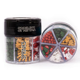 Christmas 6 Cell Sprinkles